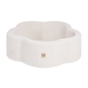 PLUSH NEST PLUSH NEST Suchý bazén Květinová zóna Krémový beránek 95 × 30 cm