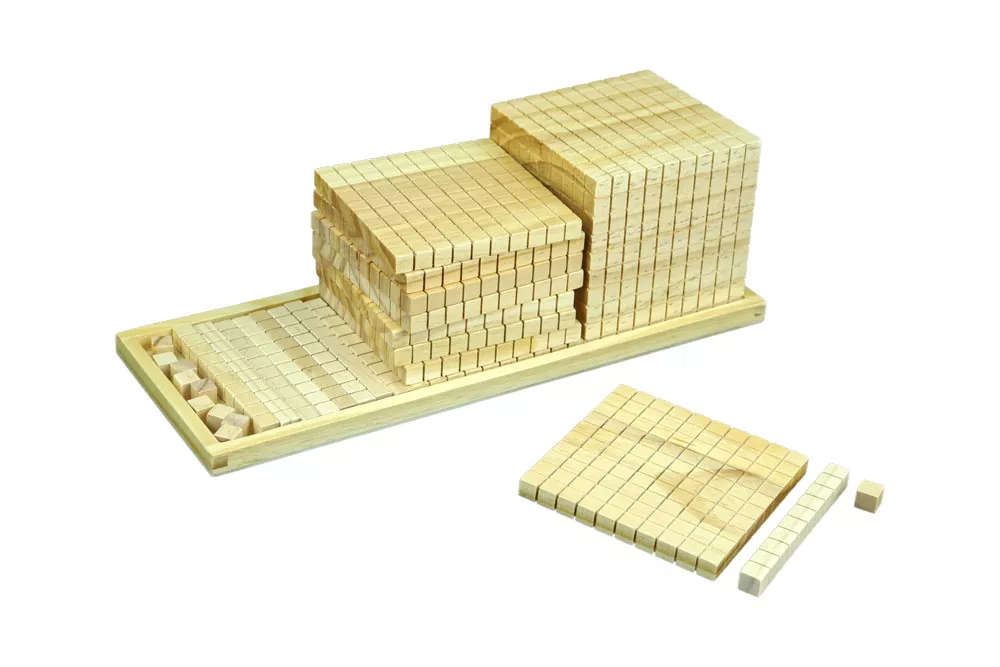 Moyo Montessori Moyo Montessori Dřevěná desítková soustava