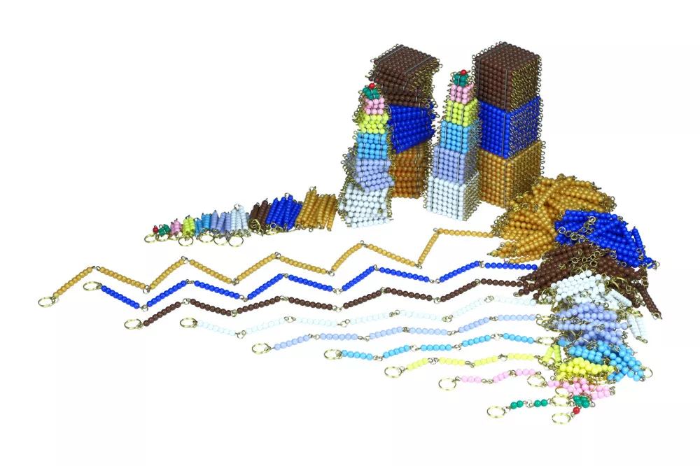 Moyo Montessori Moyo Montessori Kompletní perlový materiál