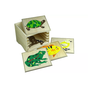 Moyo Montessori Moyo Montessori 5 ks puzzle s komodou