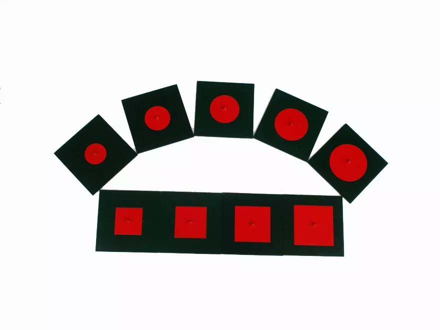 Moyo Montessori Moyo Montessori Vepsané a soustředné kovové tvary