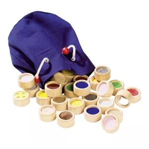 Goki Goki Hmatová hra II – různé povrchy v bavlněném pytlíku