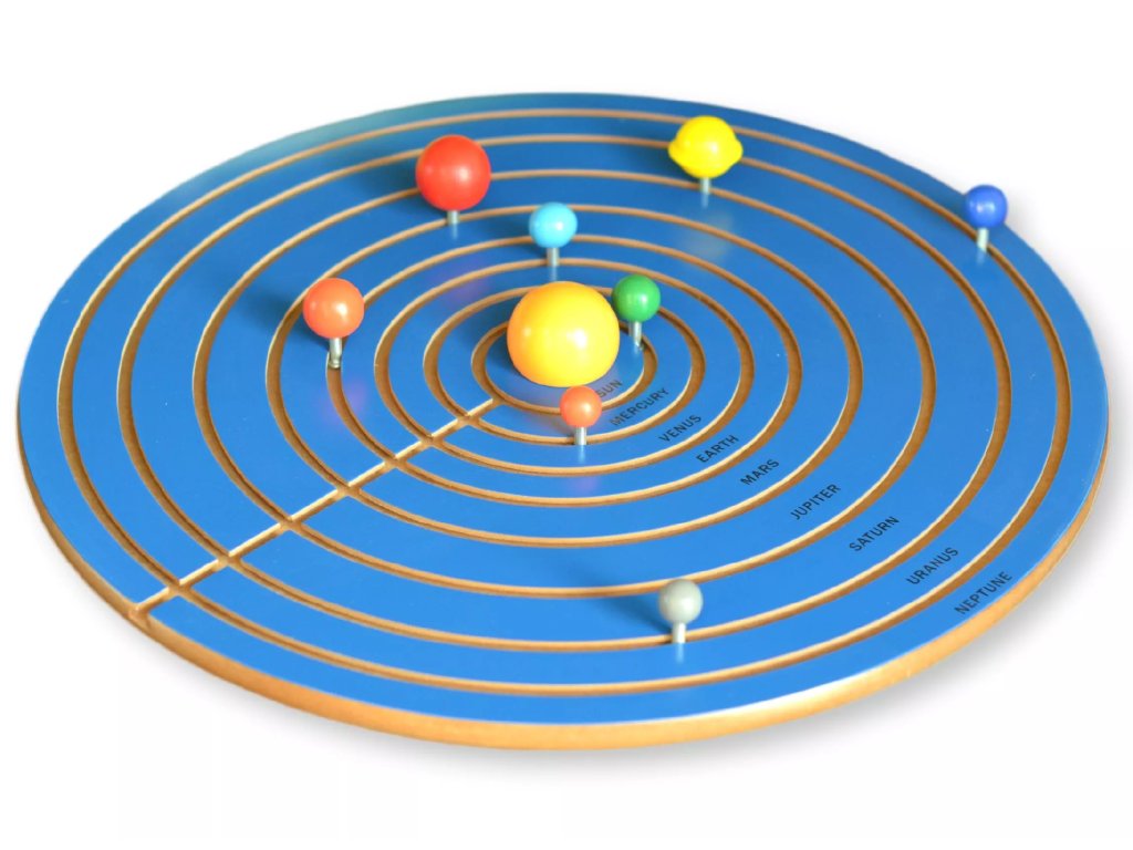 Moyo Montessori Moyo Montessori Nové puzzle - mapa - 9 planet