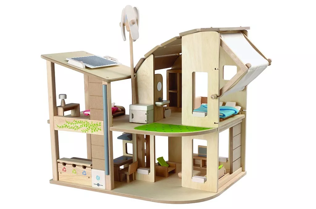 PlanToys PlanToys Ekodomek s nábytkem
