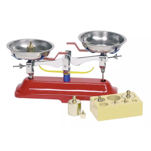 Goki Goki Dětská kovová váha + 7 kovových těžítek