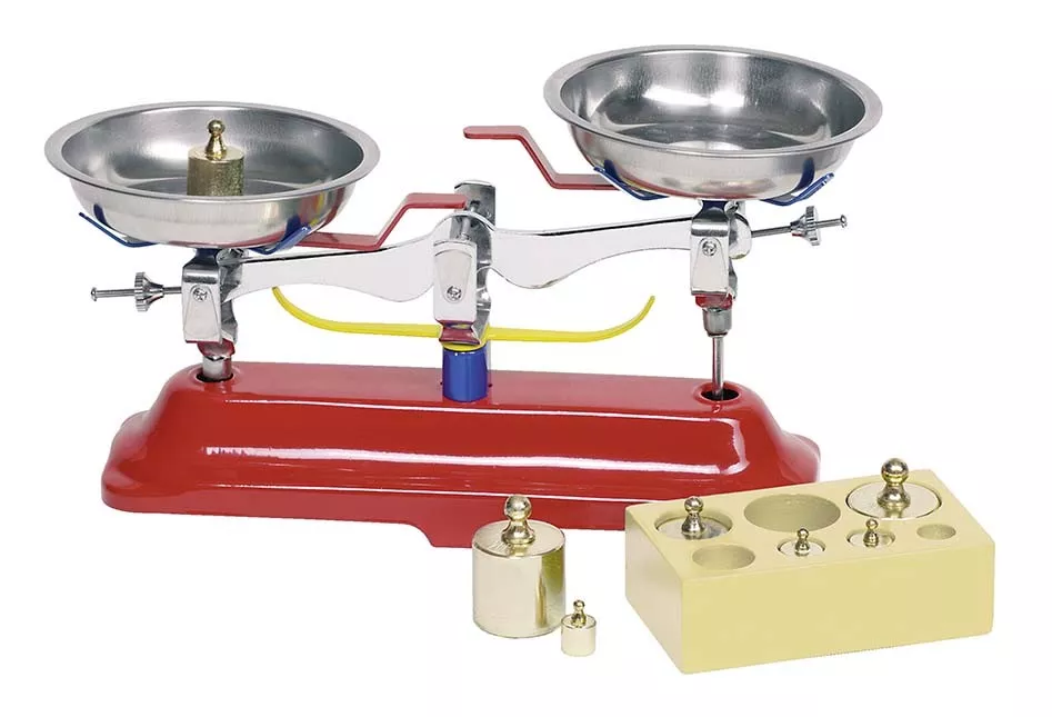 Goki Goki Dětská kovová váha + 7 kovových těžítek