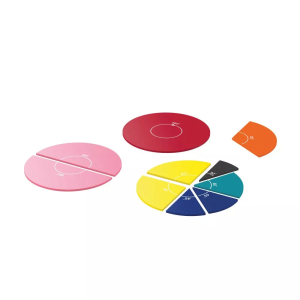 Learning Resources Learning Resources Barevné kruhy s úhly (set 6 ks)