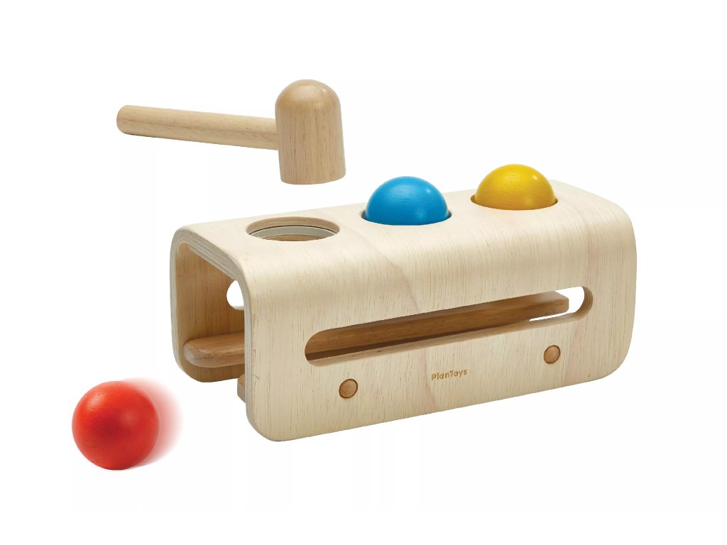 PlanToys PlanToys Zatloukačka - kuličky