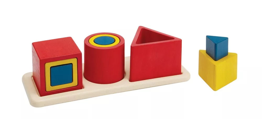 PlanToys PlanToys Geometrické tvary - vkládačka