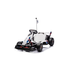 Dětská elektrická motokára BMW Gokart s funkcí driftu bílá