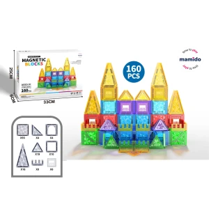 Magnetická stavebnice 160 dílů Rainbow XL
