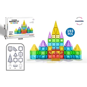 Magnetická stavebnice 193 dílů Rainbow XXL