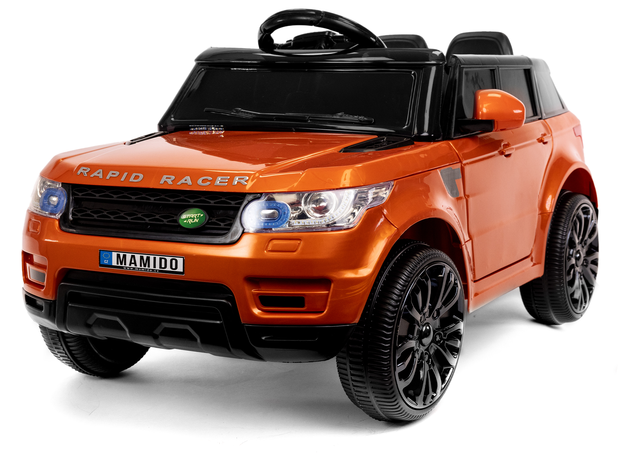 Mamido Elektrické autíčko Land Rapid Racer oranžový