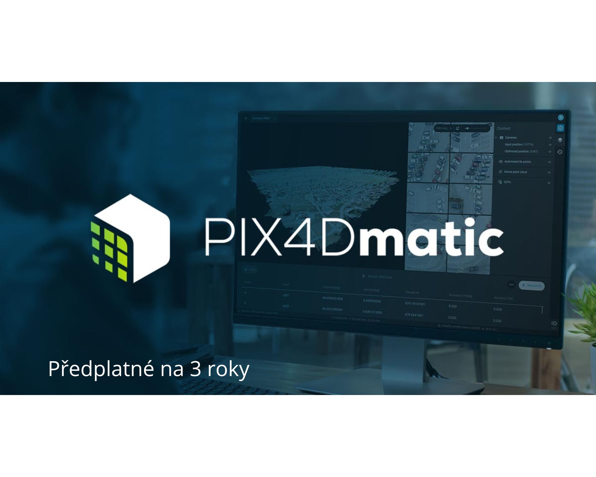 PIX4Dmatic - předplatné na 3 roky