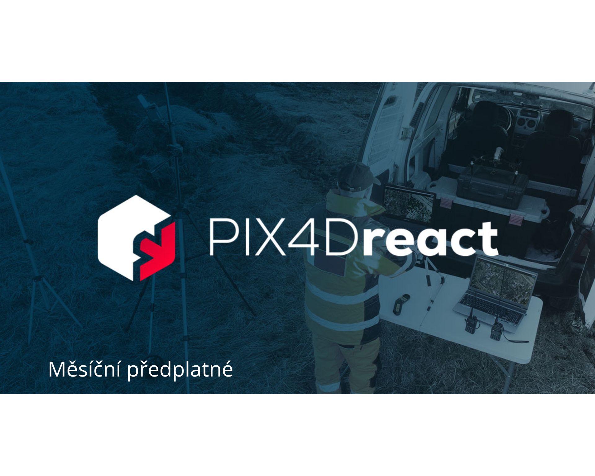 PIX4Dreact - měsíční předplatné