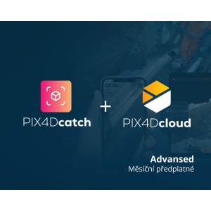 PIX4Dcatch Professional + PIX4Dcloud Advanced - měsíční předplatné