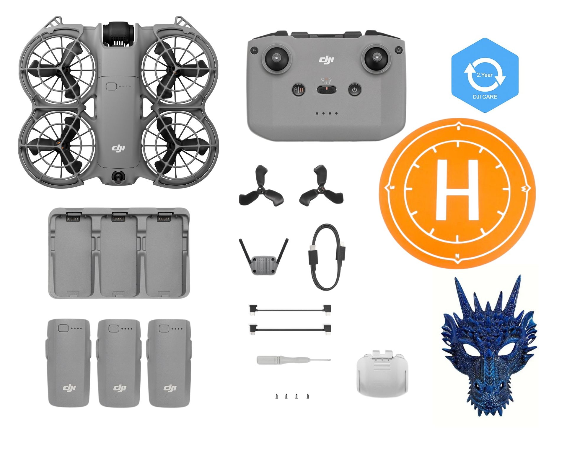 Dron DJI Neo 2 Fly More Combo + DJI RC-N3 – Mega Bundle