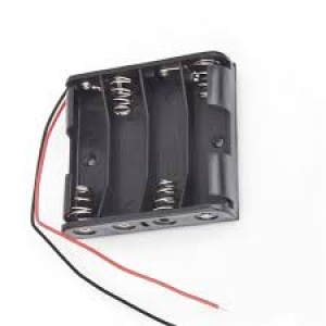 Bateriový box pro čtyři baterie AA - 1 kus