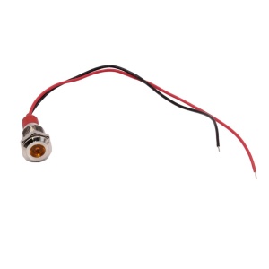 LED světelný indikátor - Žlutý