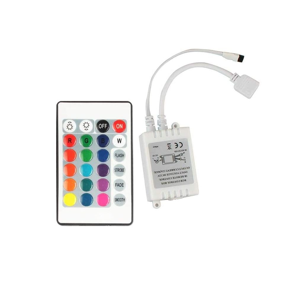 Ovladač pro RGB LED pásek 12V - 24 tlačítek