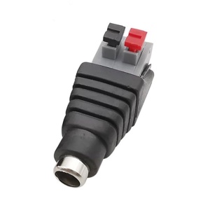 DC konektor s pružinovou svorkou 5,5 x 2,1 mm - Samice