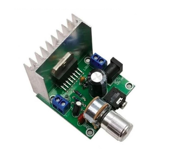 Modul audio zesilovače (dvoukanálový) s DC konektorem - TDA7297