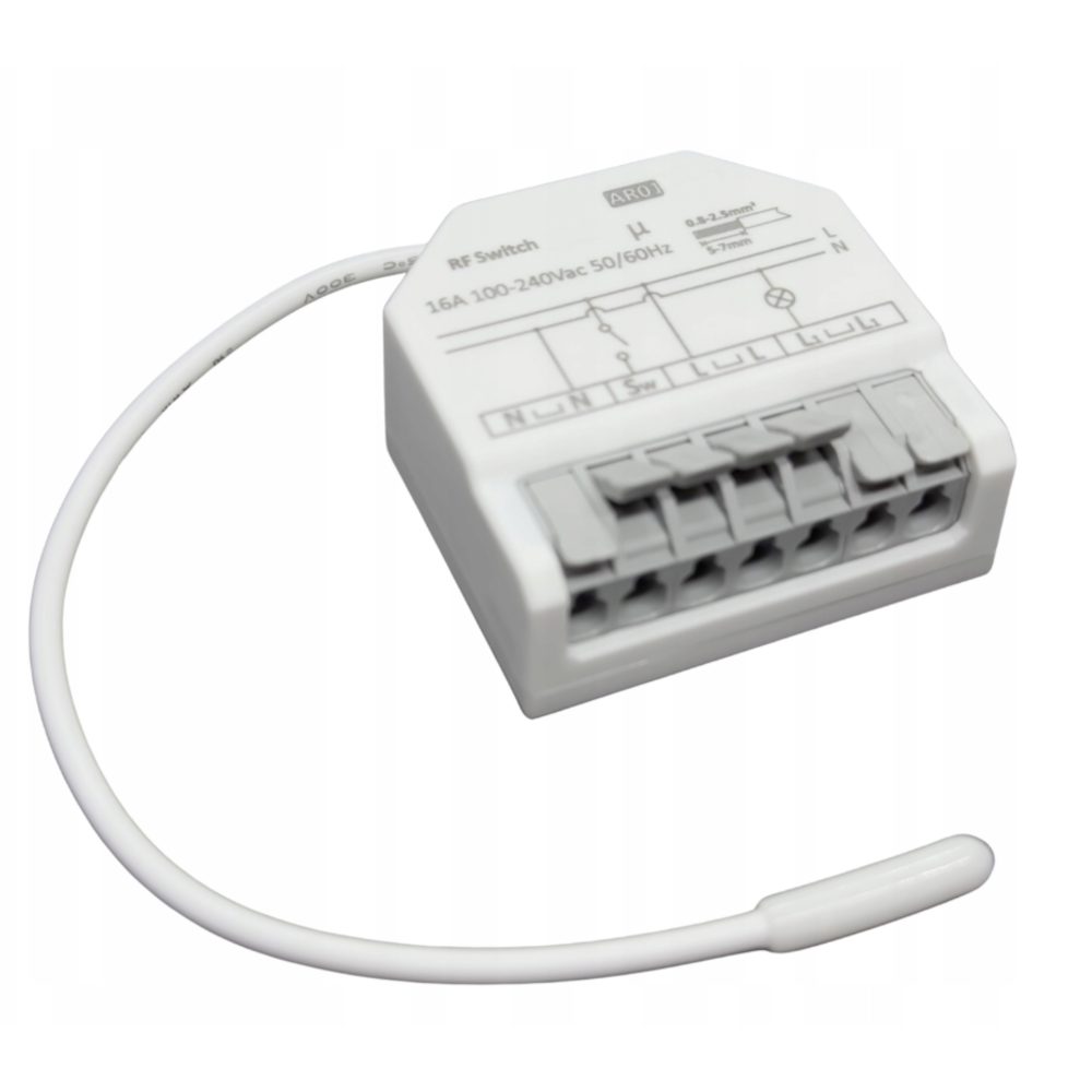 MINI jednokanálové relé ARO1 - 16A RF433 MHz