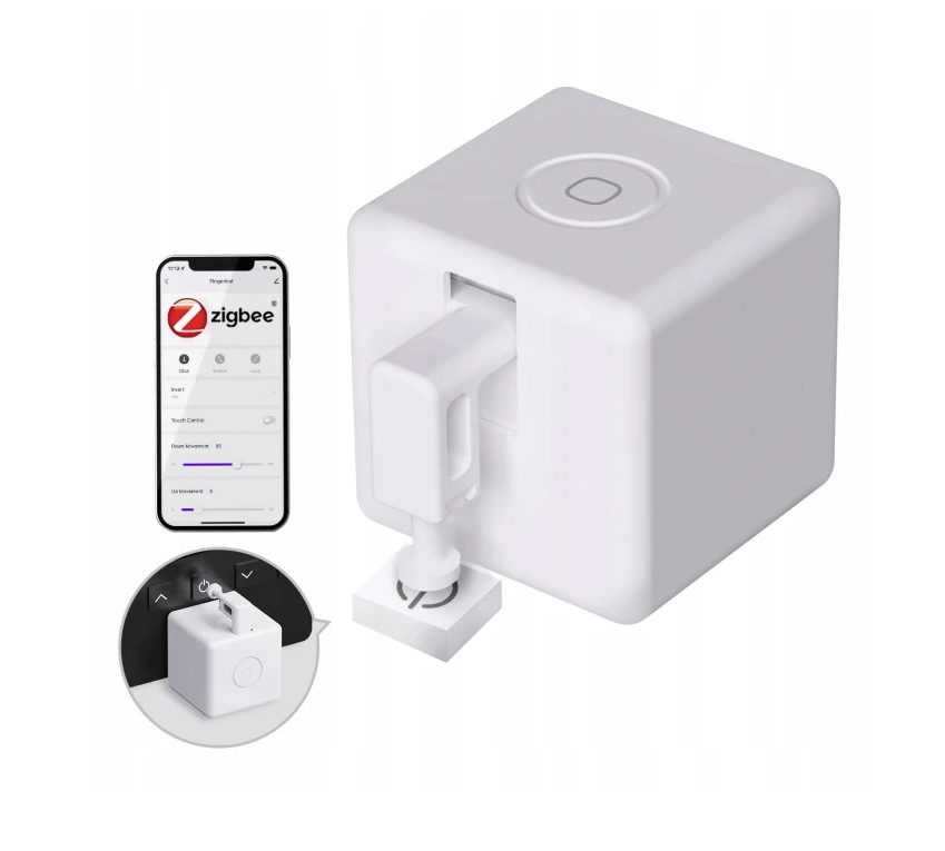 Fingerbot ZigBee TUYA - robotický tlačítkový spínač