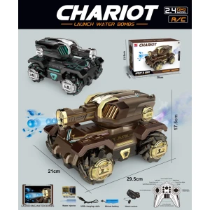 Tank na dálkové ovládání Chariot Stunt s gelovými náboji