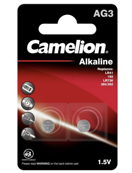 Camelion knoflíková alkalická baterie LR41 (AG3