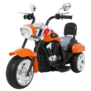 Dětská elektrická motorka Chopper oranžová