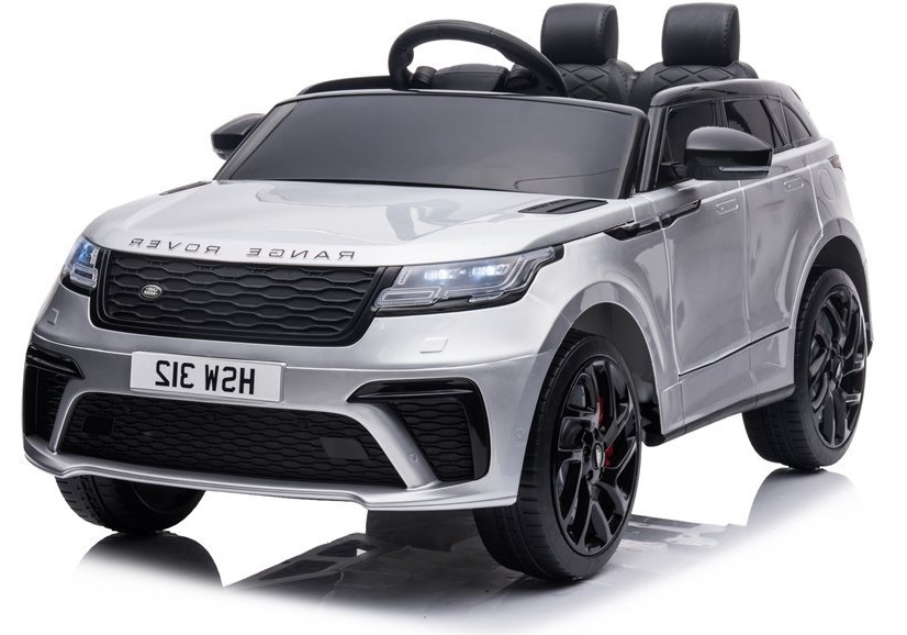 Dětské elektrické autíčko Range Rover lakované stříbrné