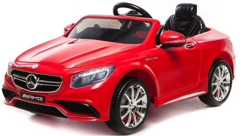 Elektrické autíčko Mercedes S63 AMG červené