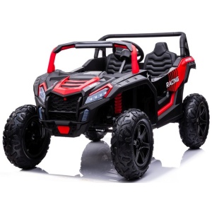 Elektrické autíčko Buggy UTV Strong 24V nafukovací kola červené