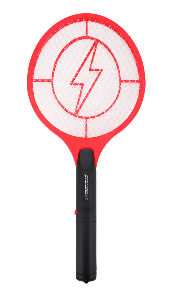 Elektrická plácačka na hmyz - Červená