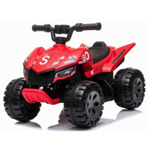 Dětská elektrická čtyřkolka The Fastest červená