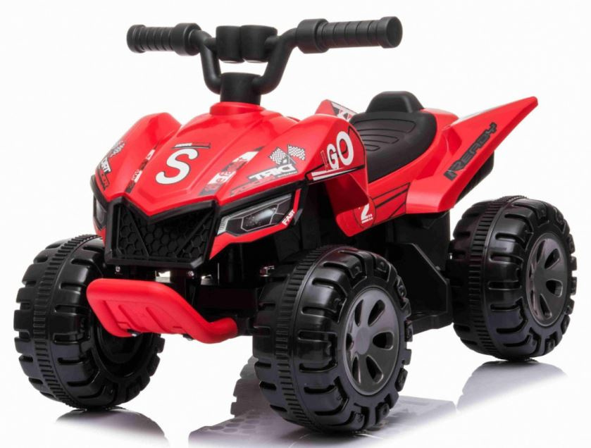 Dětská elektrická čtyřkolka The Fastest červená