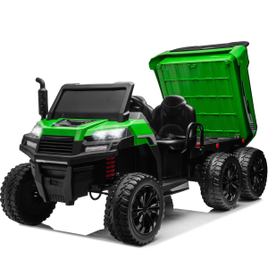Elektrické autíčko Farmer Truck 6x6 Sklápěcí 60kg zelené