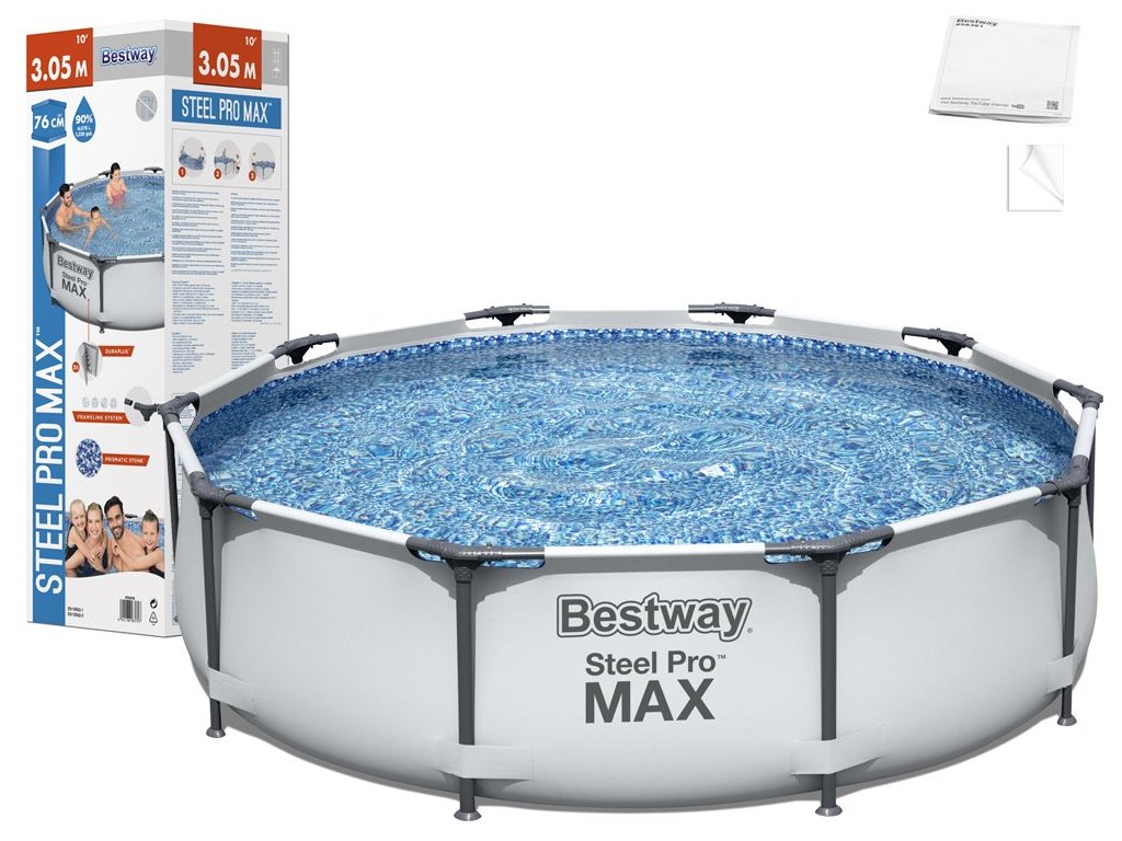 Bestway Bestway Zahradní bazén s konstrukcí 305cmx76cm SteelPRO