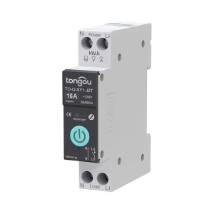 ZigBee 3.0 relé stykač TO-Q-SY1-JZT na DIN lištu s měřením spotřeby - 16A
