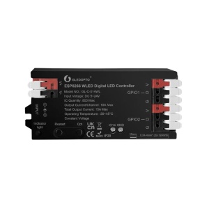 Wifi chytrý kontroler digitálních WLED pásků - ESP8266