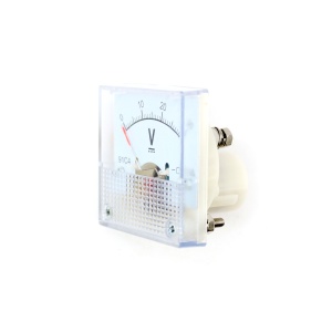 Panelový ručičkový voltmetr 91C4 - 0 až 30V DC