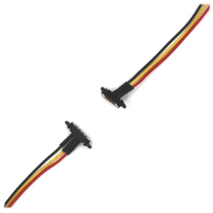 Kabel s magnetickými konektory do panelu - sada samec/samice 24AWG