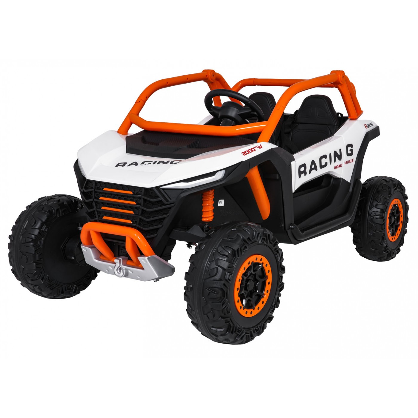 Elektrické autíčko RACING Road 2000 4x120W 24V bílé