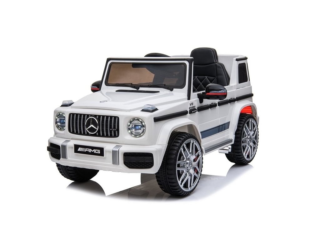 Elektrické autíčko Mercedes G63 AMG bílé