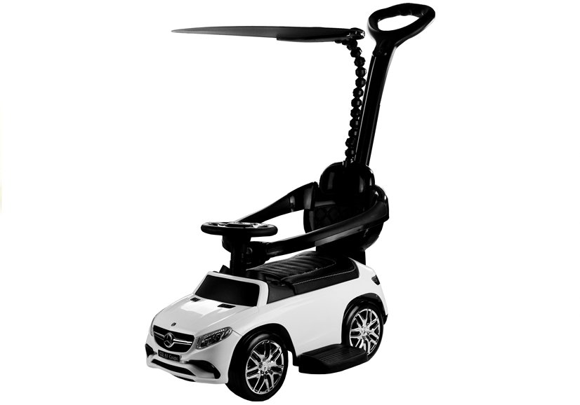Dětské odrážedlo Mercedes Benz se stříškou bílé
