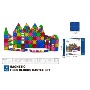 Barevná magnetická stavebnice 131 dílů XL MT1463