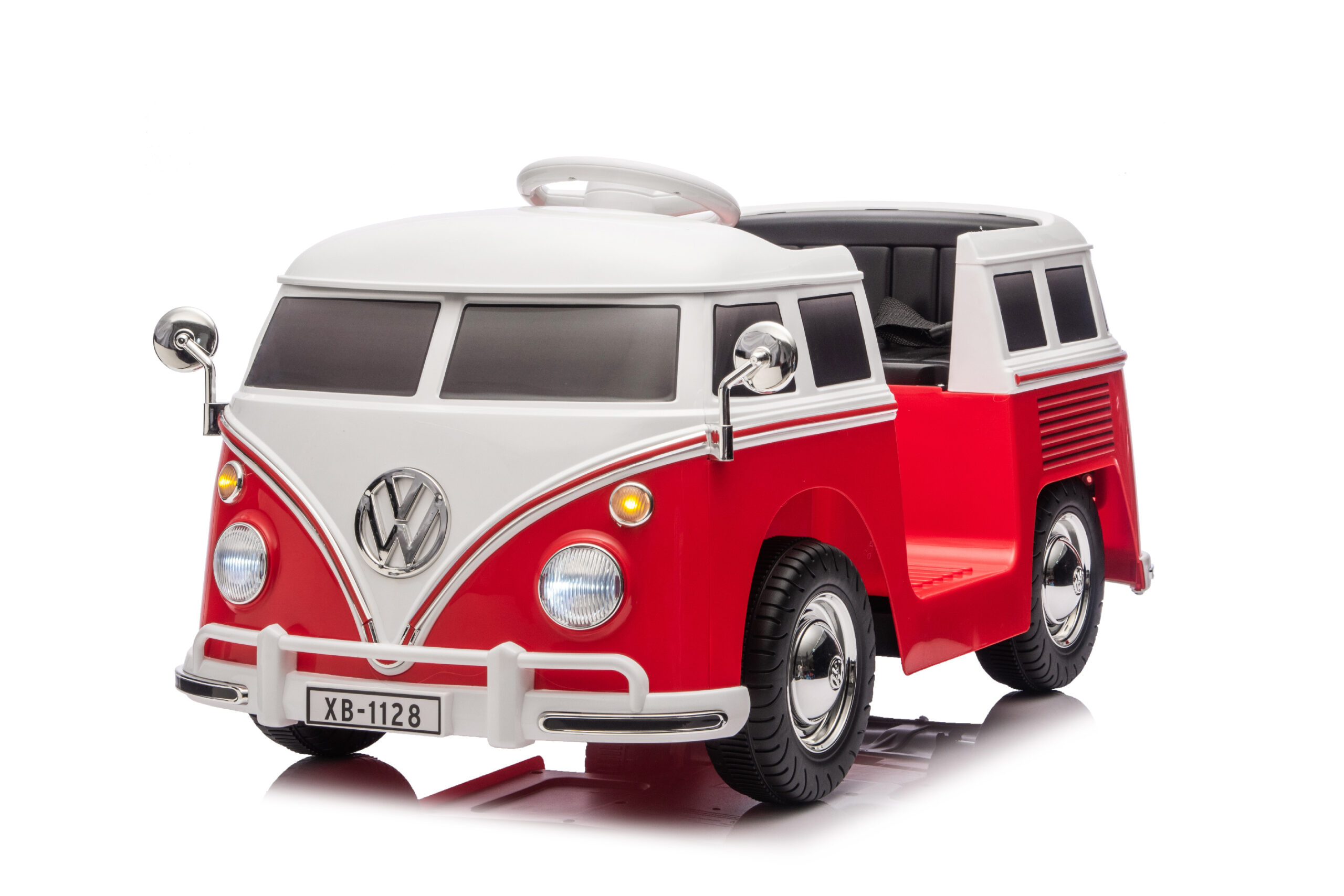 Elektrické autíčko Volkswagen T1 Classic Bus 12V | EVA | ECO červené