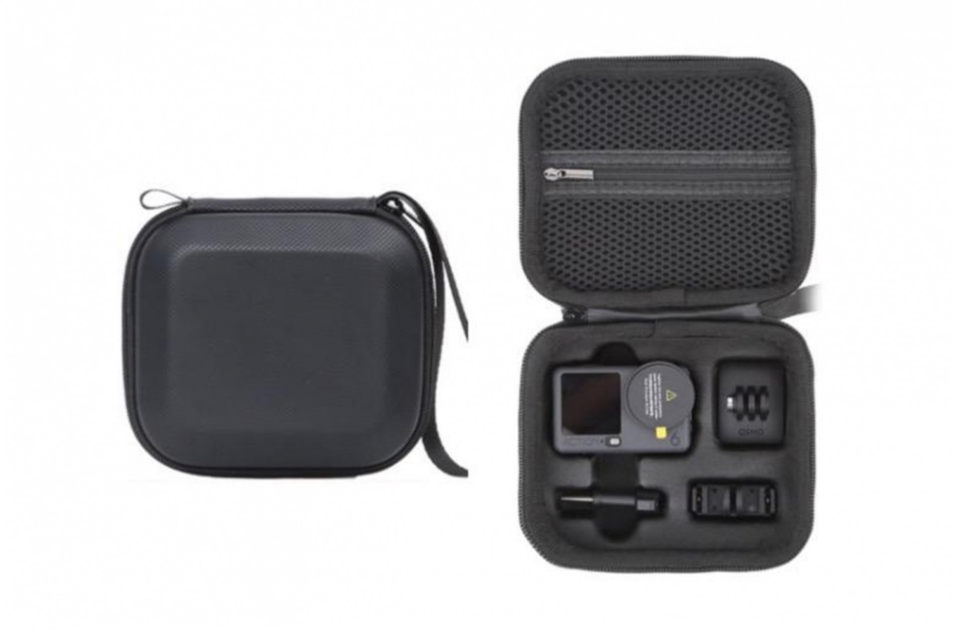 PU pouzdro pro akční kameru DJI Osmo Action 6 - černé 1DJ8279