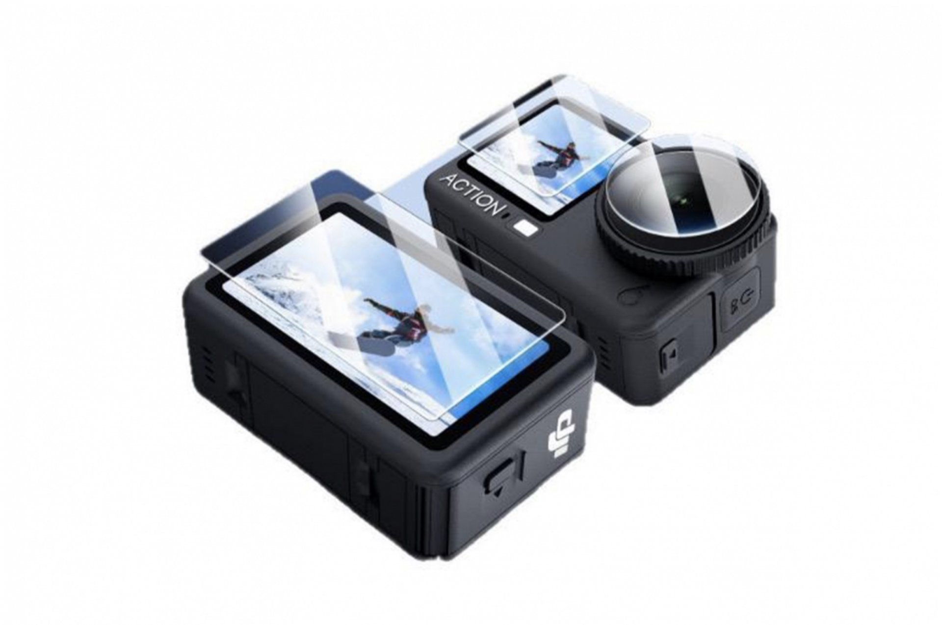 Ochranná fólie na displej a kryt objektivu pro akční kameru DJI Osmo Action 6 1DJ8277